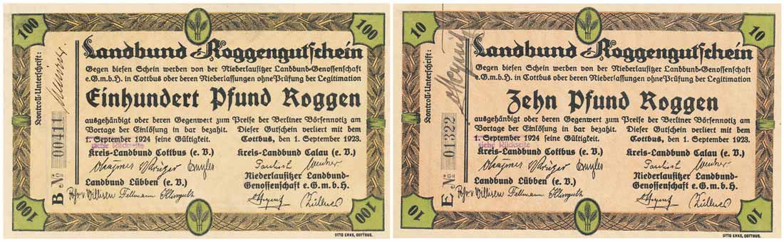 Notgeld Cottbus