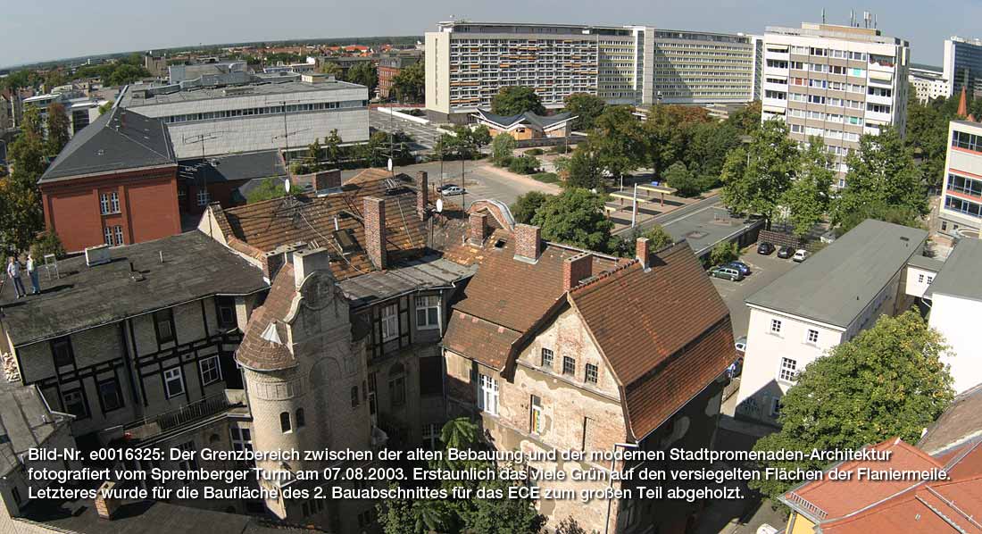 Blick vom Spremberger Turm am 07.09.2003