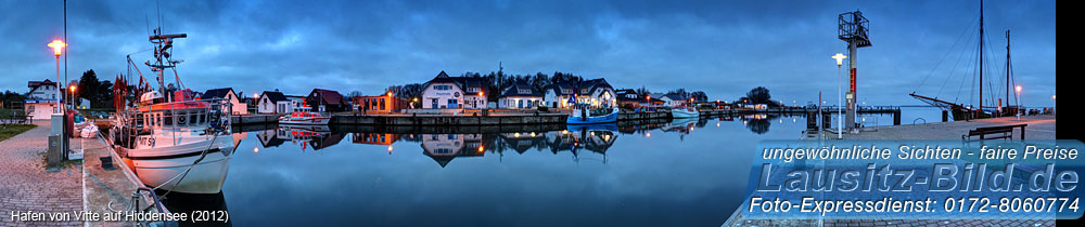 Hafen von Vitte auf Hiddensee